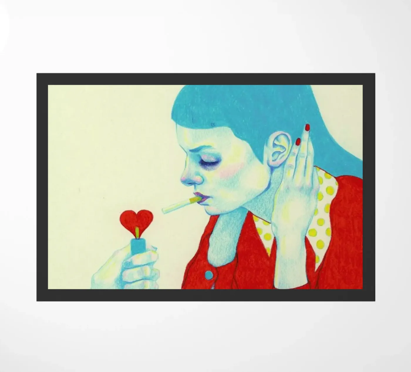 Addiction doormat by Natalie Foss