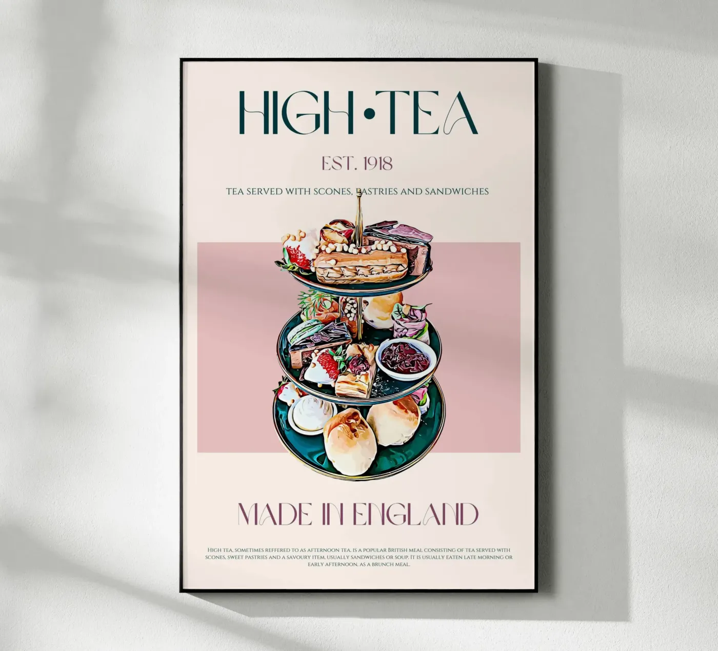 High Tea Print Acryl-Glas von KOKRPrints