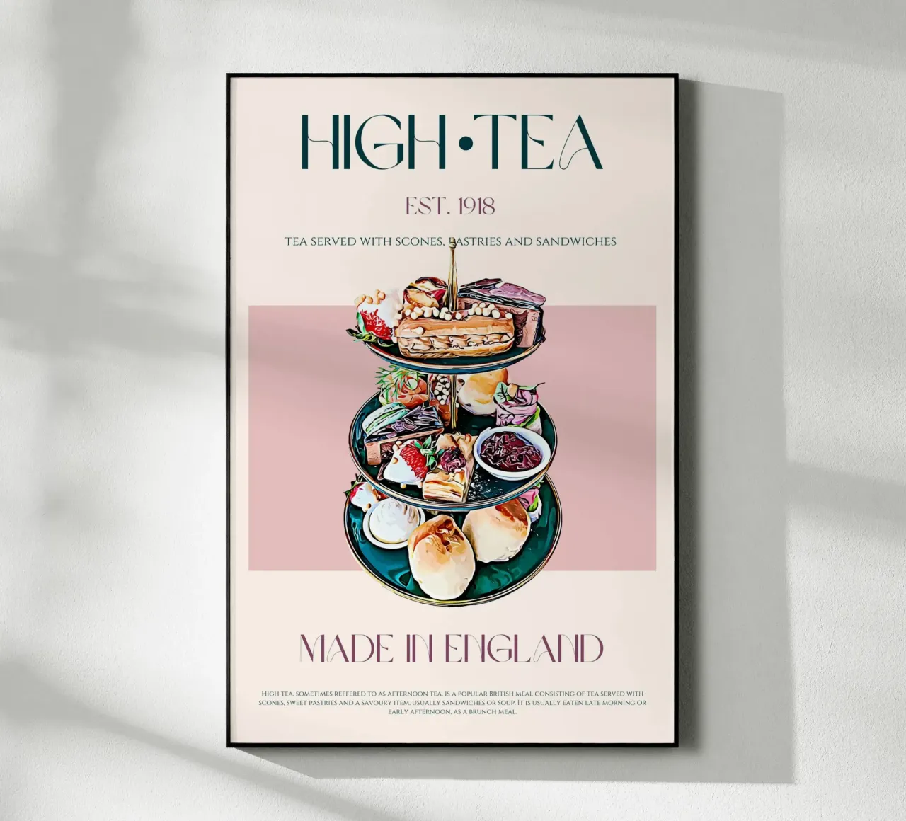 Impression High Tea plexiglas de KOKRPrints