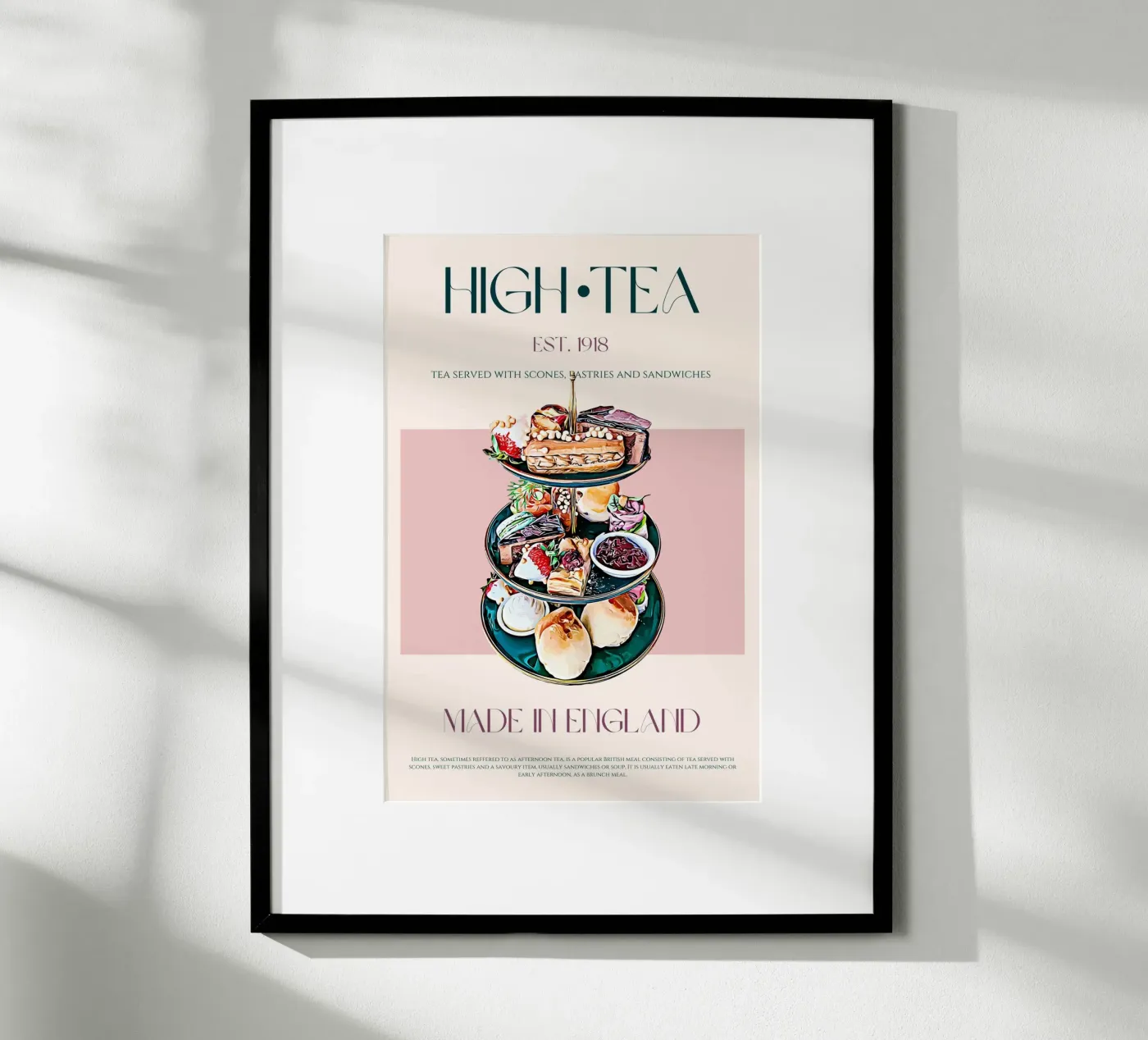 Impression High Tea poster de KOKRPrints