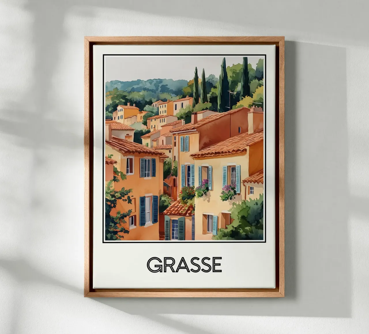 Grasse tela con Cornice a cassetta da Frame the World
