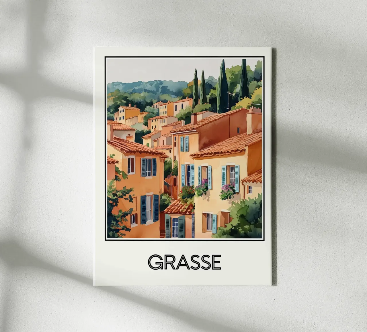 Grasse tela con Cornice a cassetta da Frame the World
