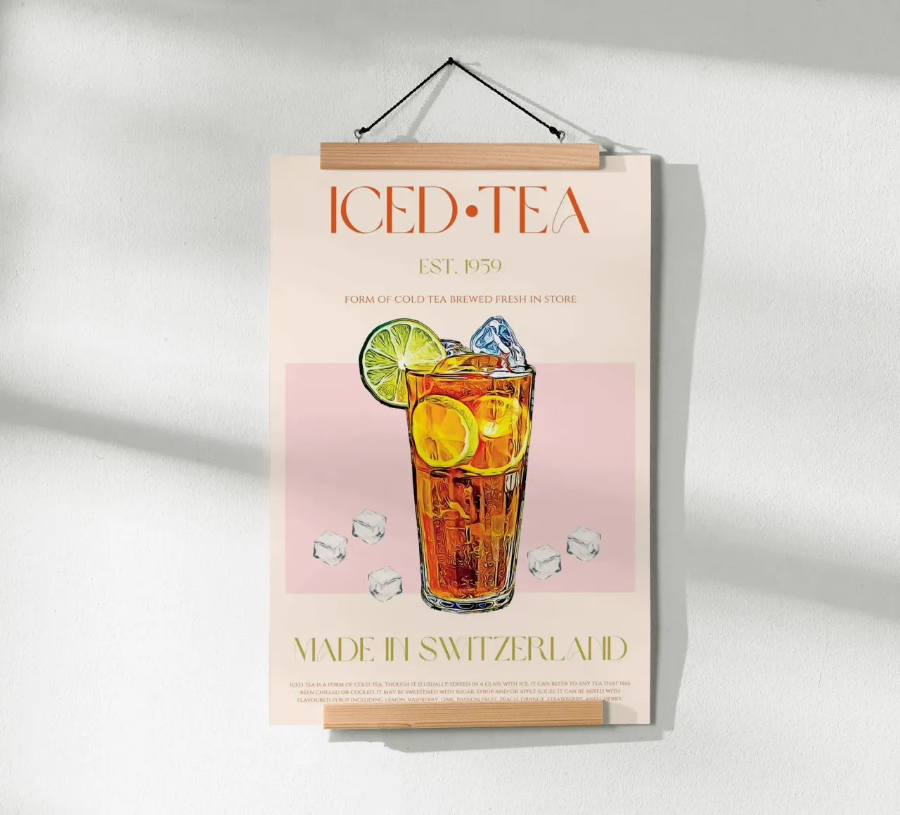 Iced Tea Print hahnemühle by KOKRPrints