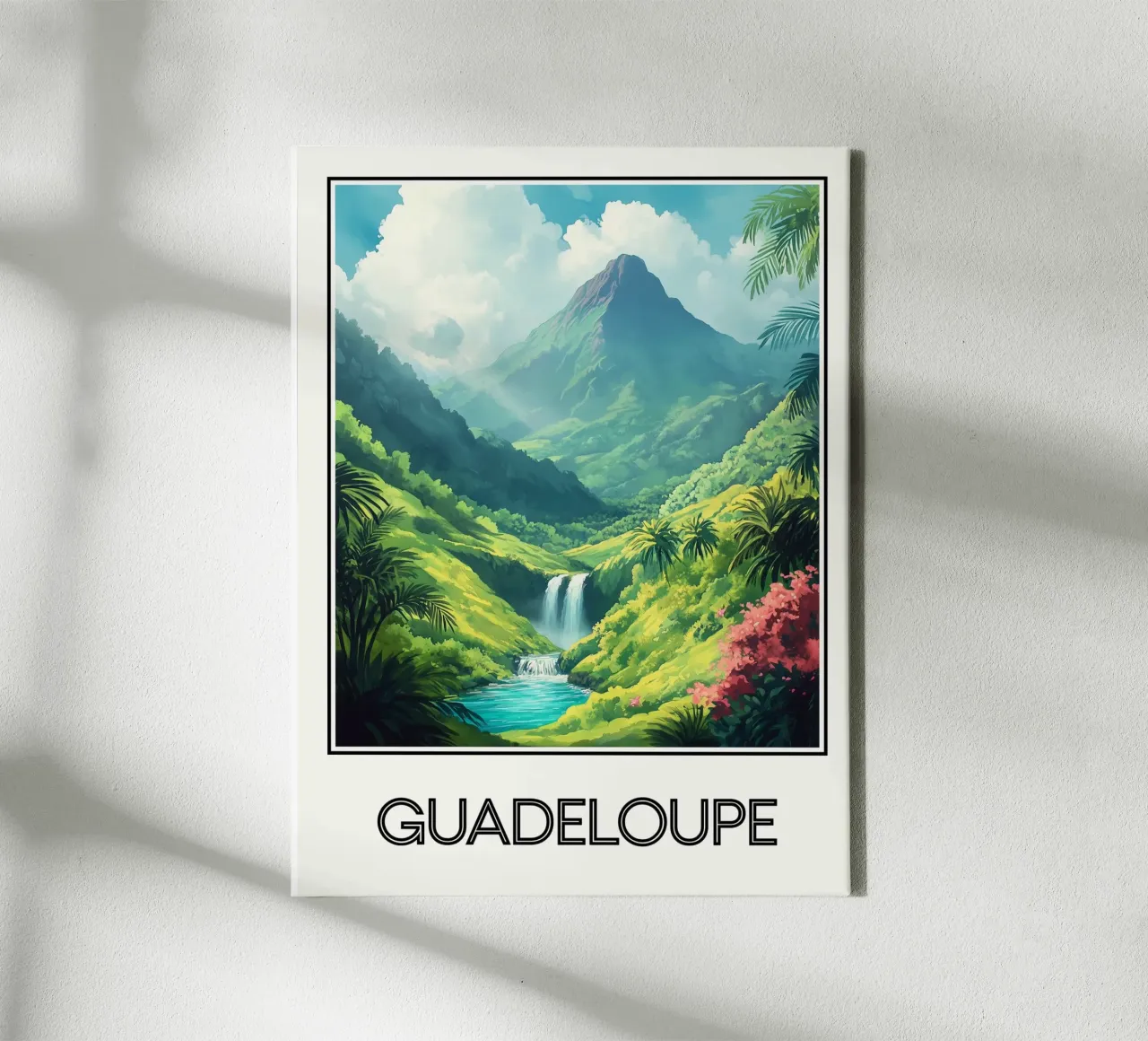 Guadalupa tela con Cornice a cassetta da Frame the World