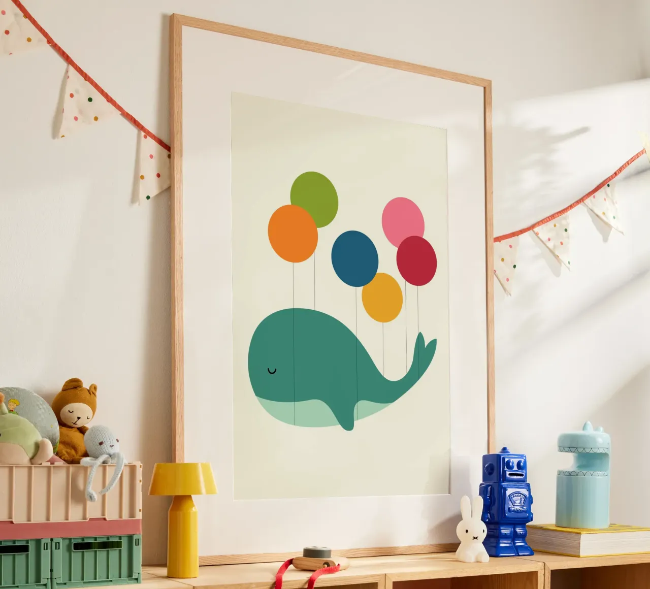 Traumwandler Poster mit Kunststoffrahmen von Andy Westface