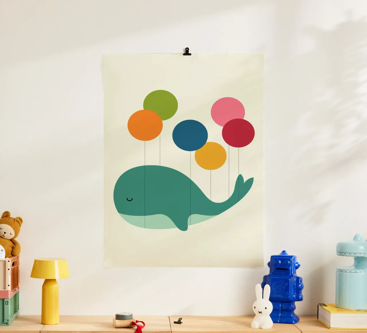 Traumwandler Poster mit Kunststoffrahmen von Andy Westface
