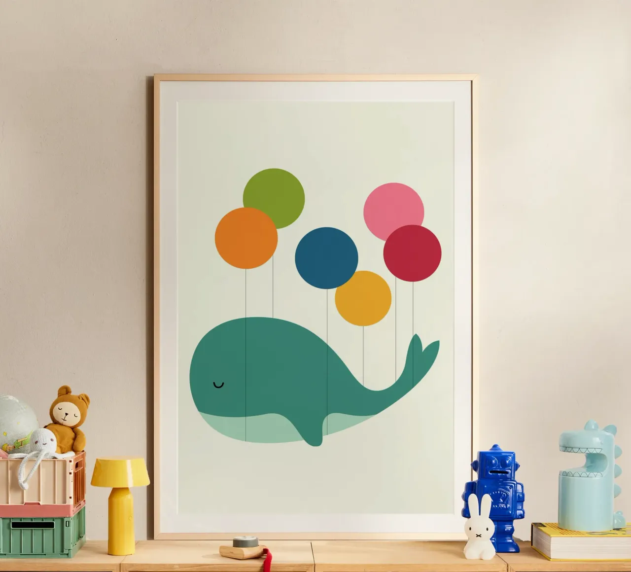 Traumwandler Poster mit Kunststoffrahmen von Andy Westface