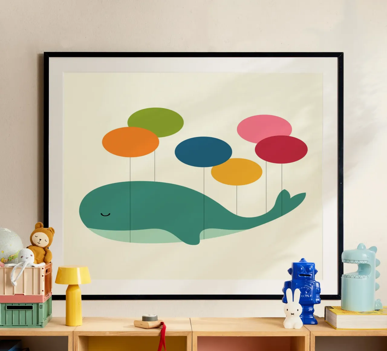 Traumwandler Poster mit Kunststoffrahmen von Andy Westface