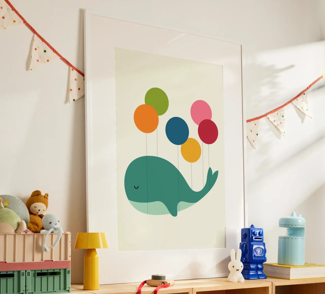 Traumwandler Poster mit Kunststoffrahmen von Andy Westface