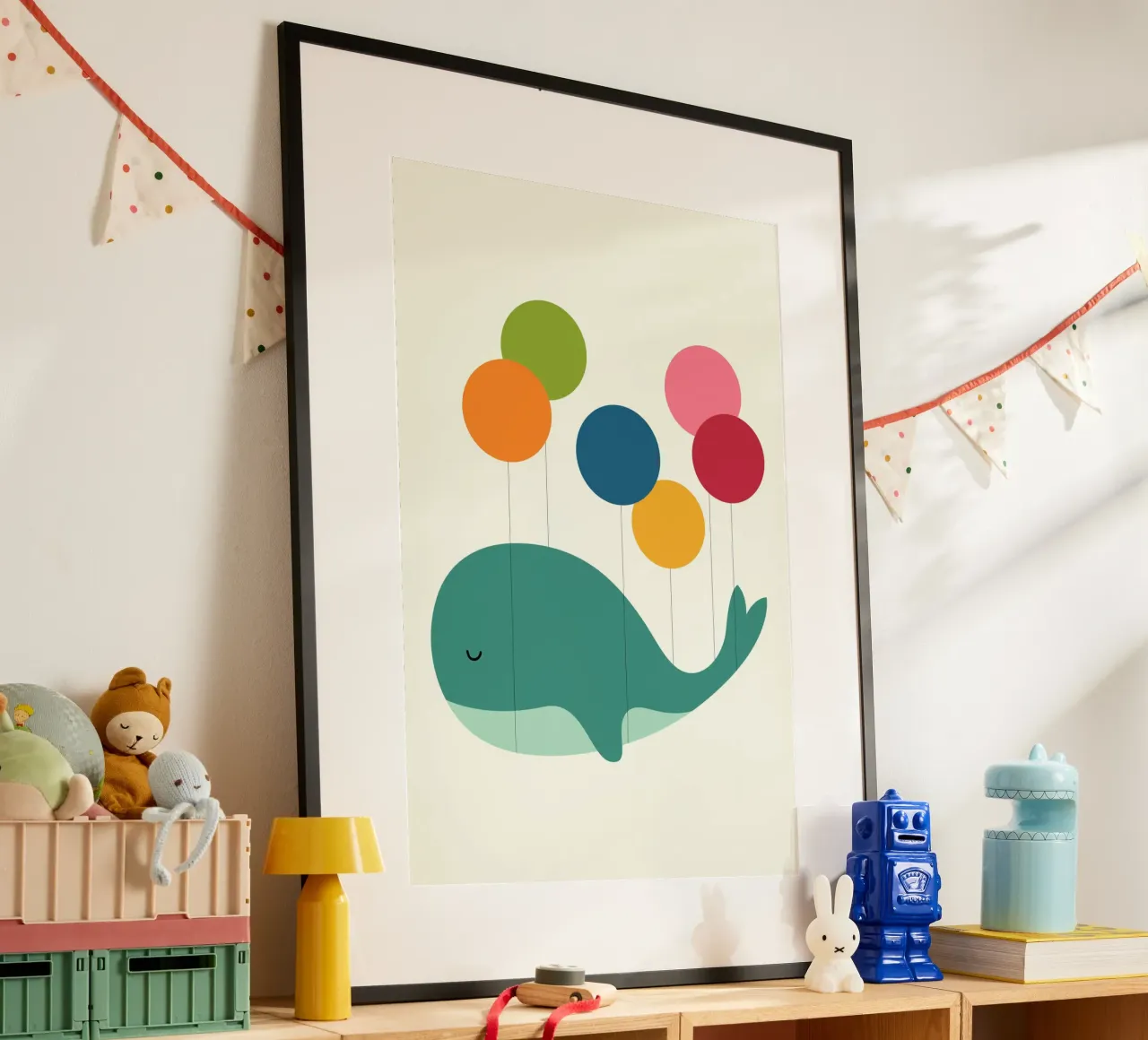 Traumwandler Poster mit Kunststoffrahmen von Andy Westface