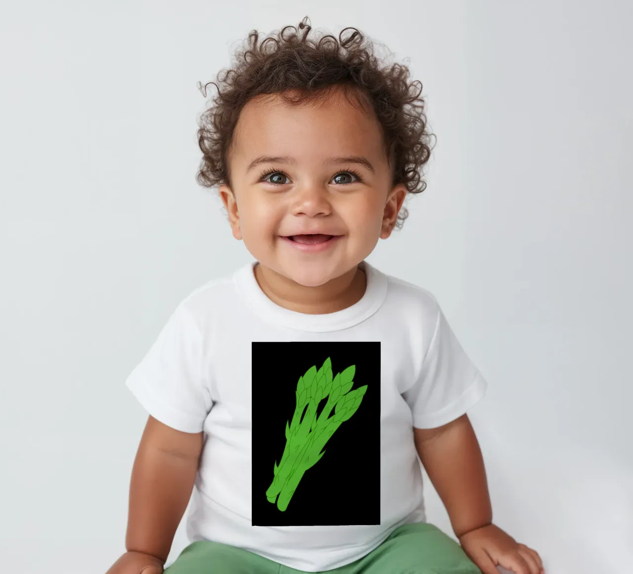 Asparagus maglietta neonato da LisaArtes