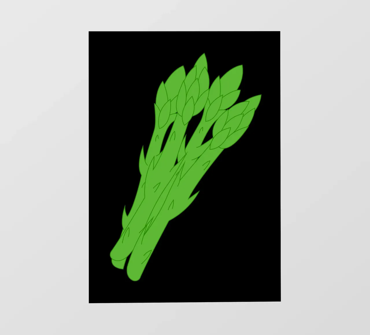 Asparagus telo in pvc da LisaArtes