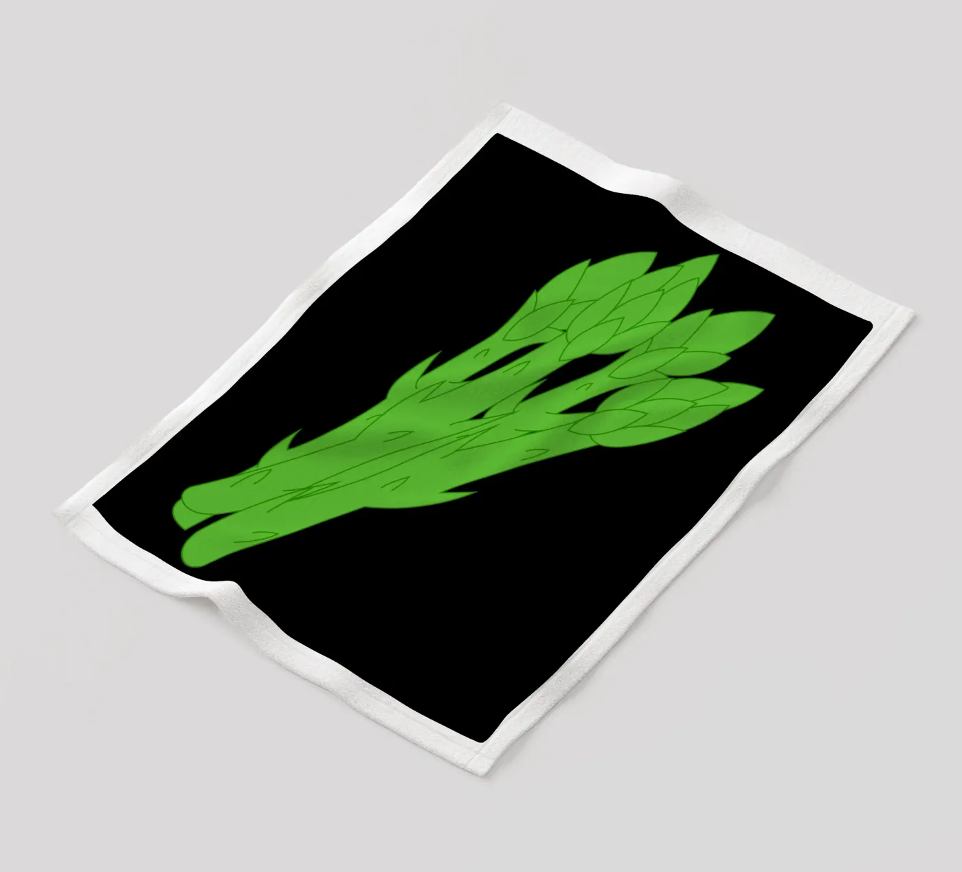 Asparagus fleecedeken van LisaArtes