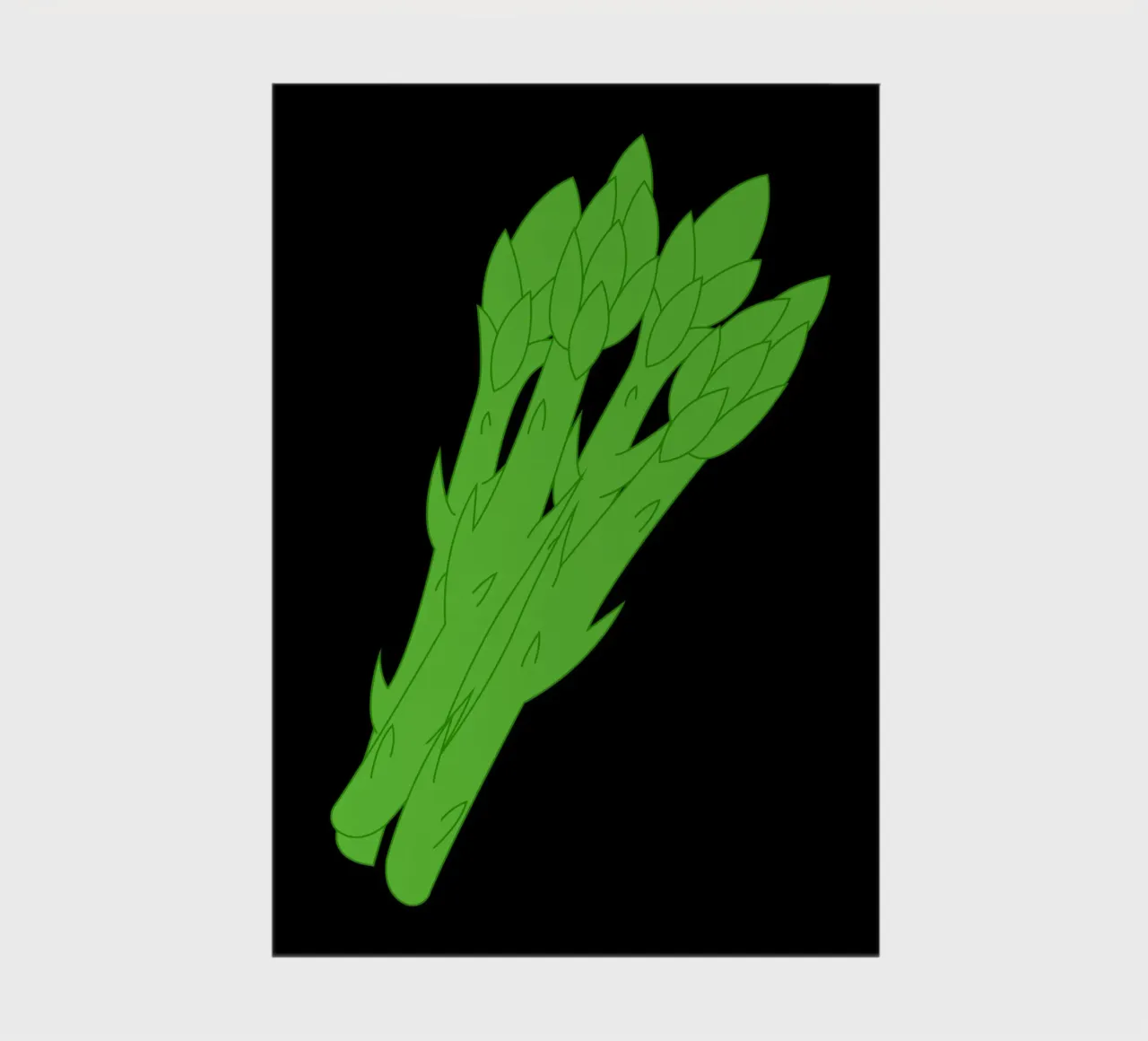 Asparagus notebook by LisaArtes