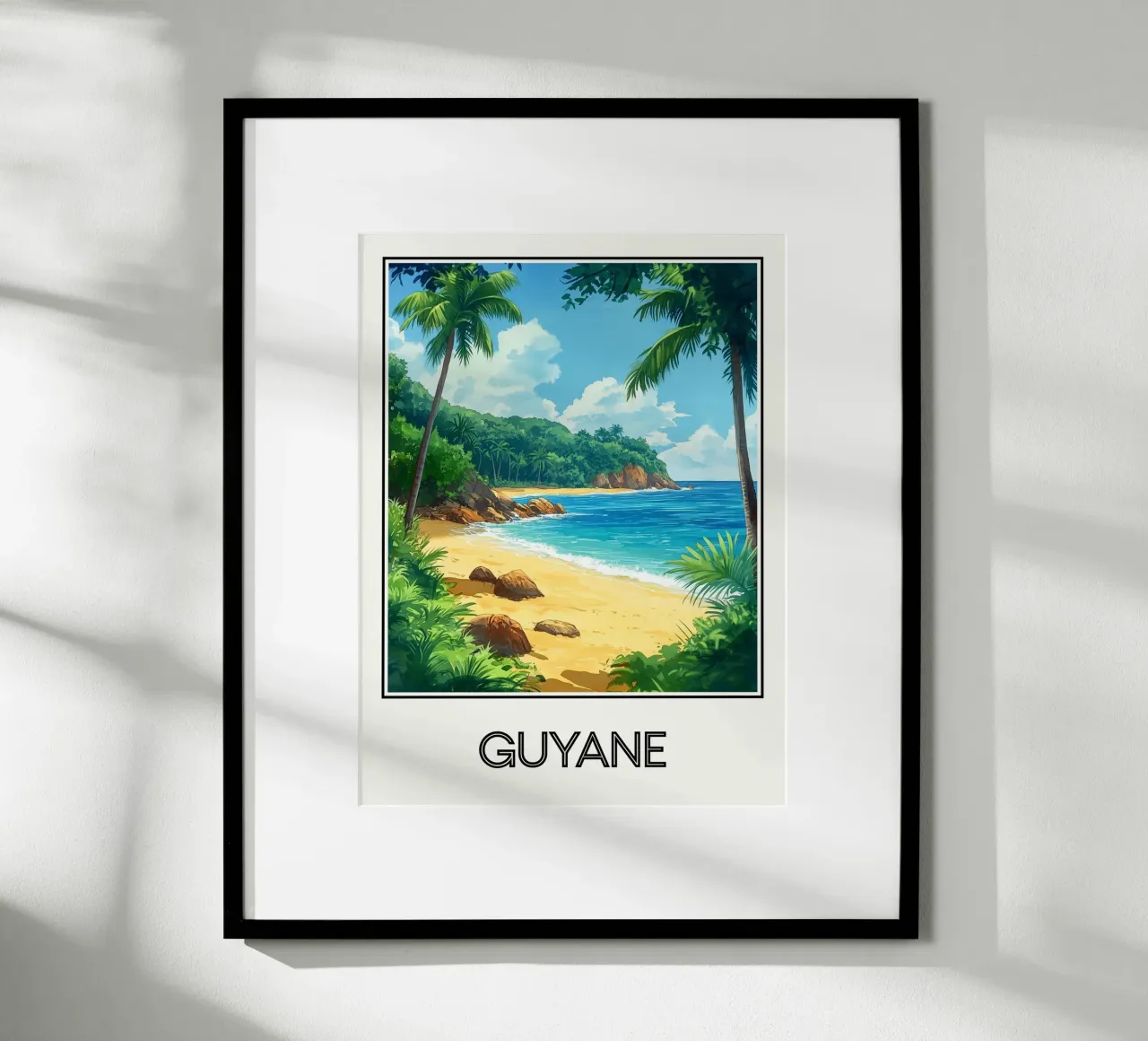 Affiche Guyane Poster von Frame the World
