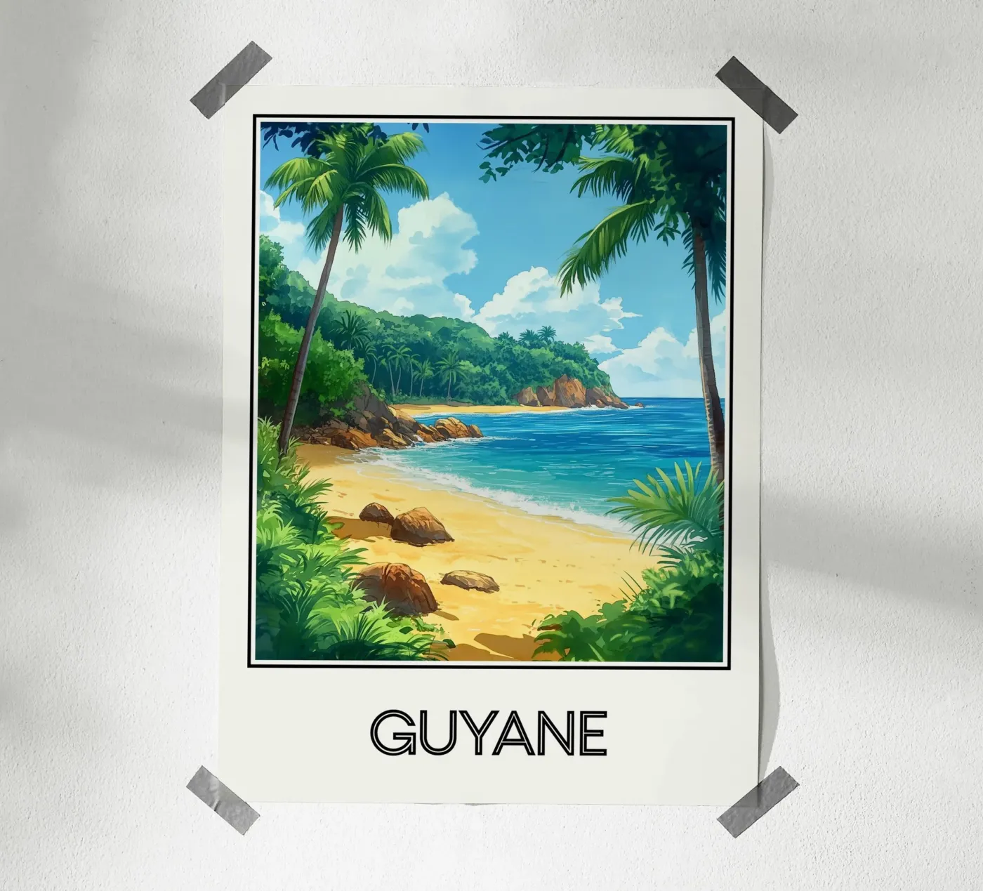 Affiche Guyane Poster von Frame the World