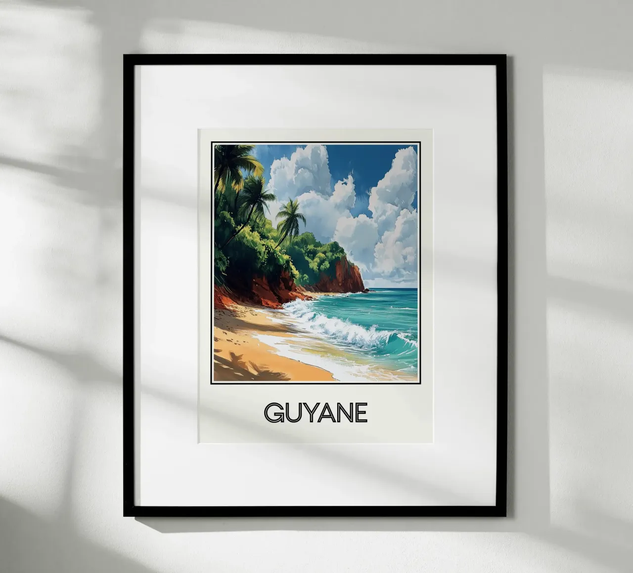 Affiche Guyane poster da Frame the World