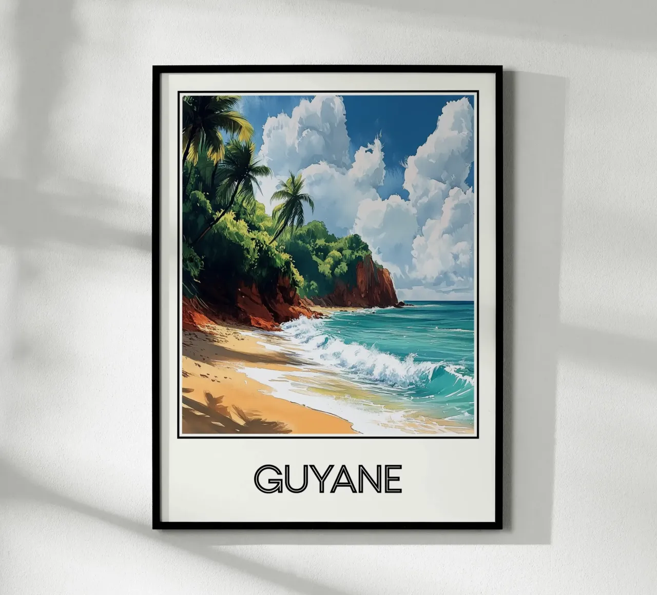 Affiche Guyane poster da Frame the World