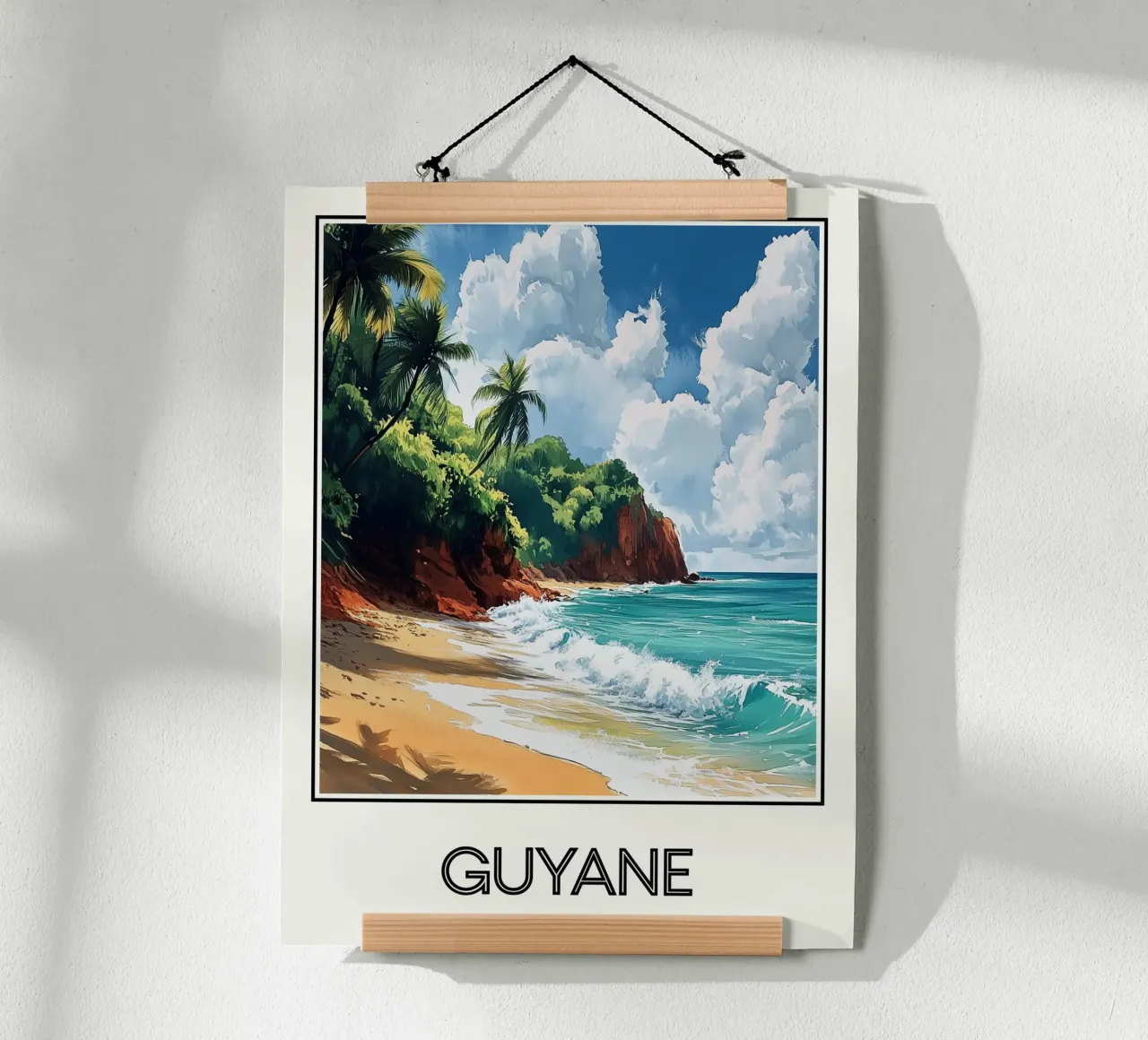 Affiche Guyane poster da Frame the World