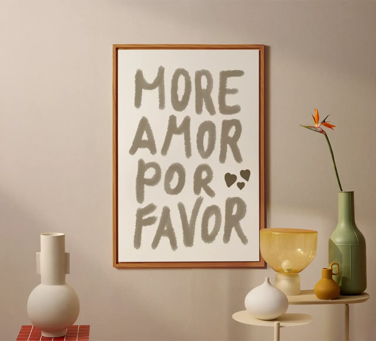 Más Amore, Querida Explicación aluminio dibond de Carinaprint