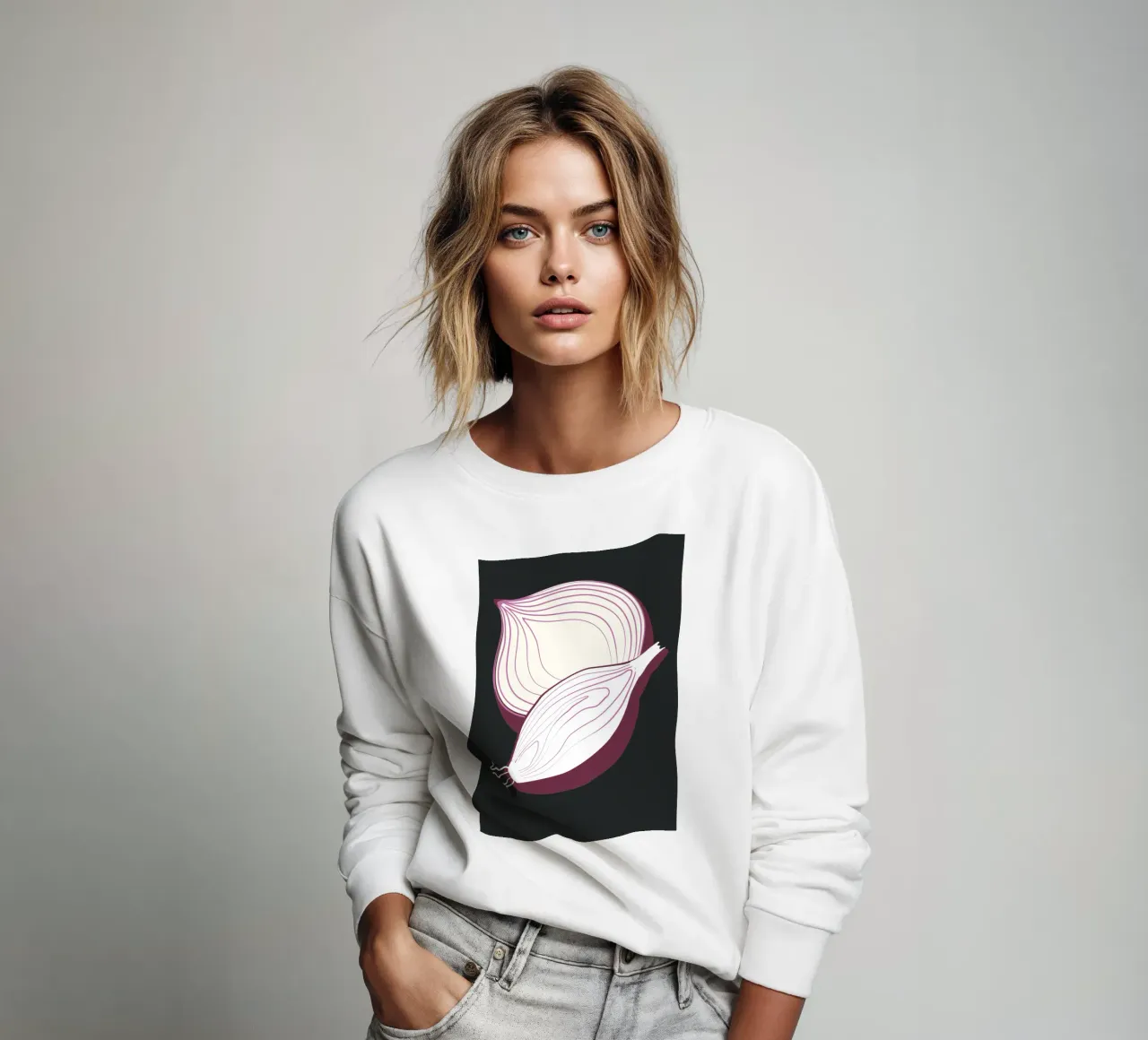 Purple onion felpa da LisaArtes