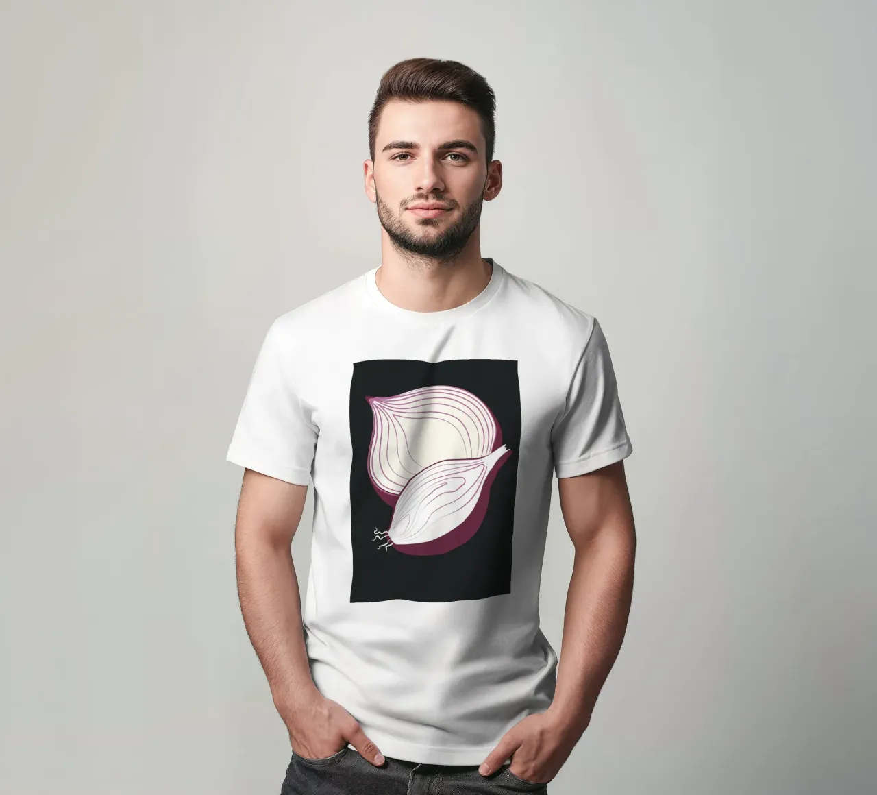 Purple onion t-shirt da LisaArtes