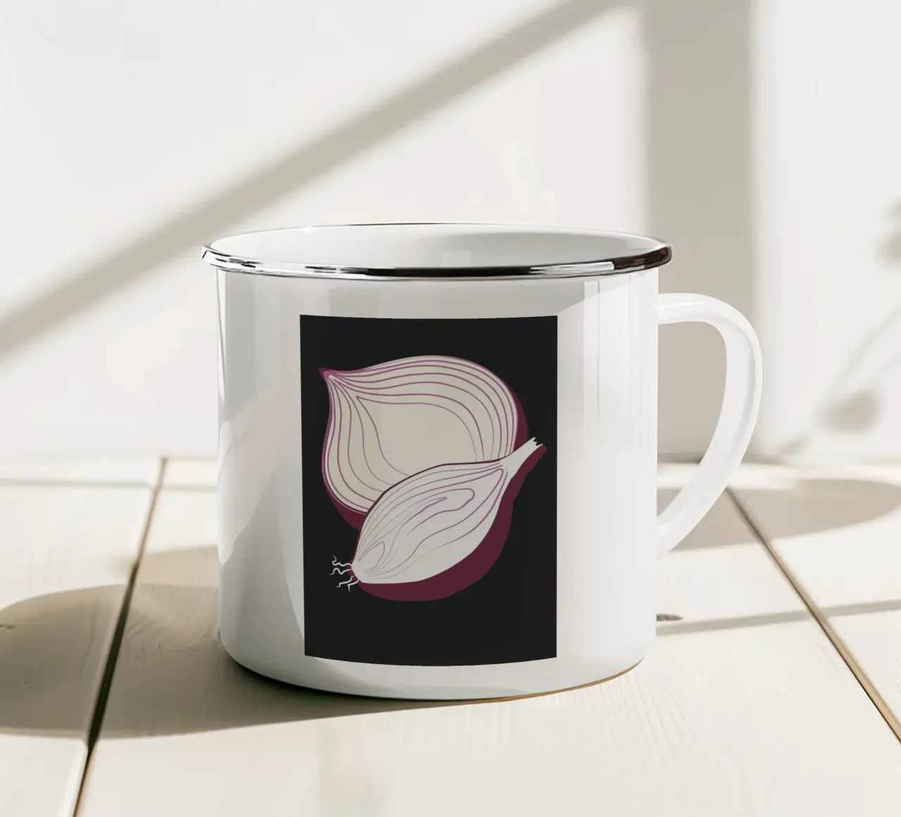 Purple onion tazza in smalto da LisaArtes