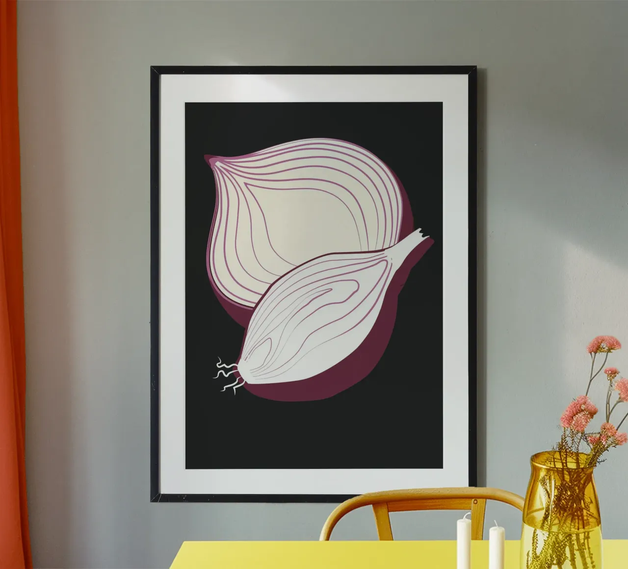 Purple onion carta hahnemühle da LisaArtes