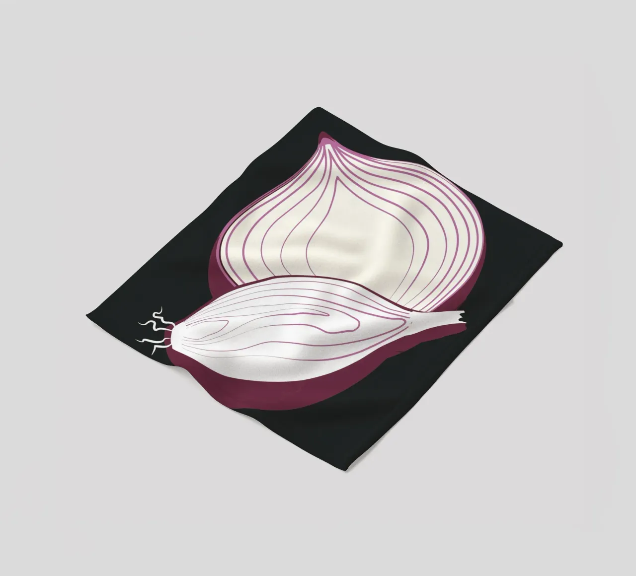 Purple onion coperta in pile da LisaArtes