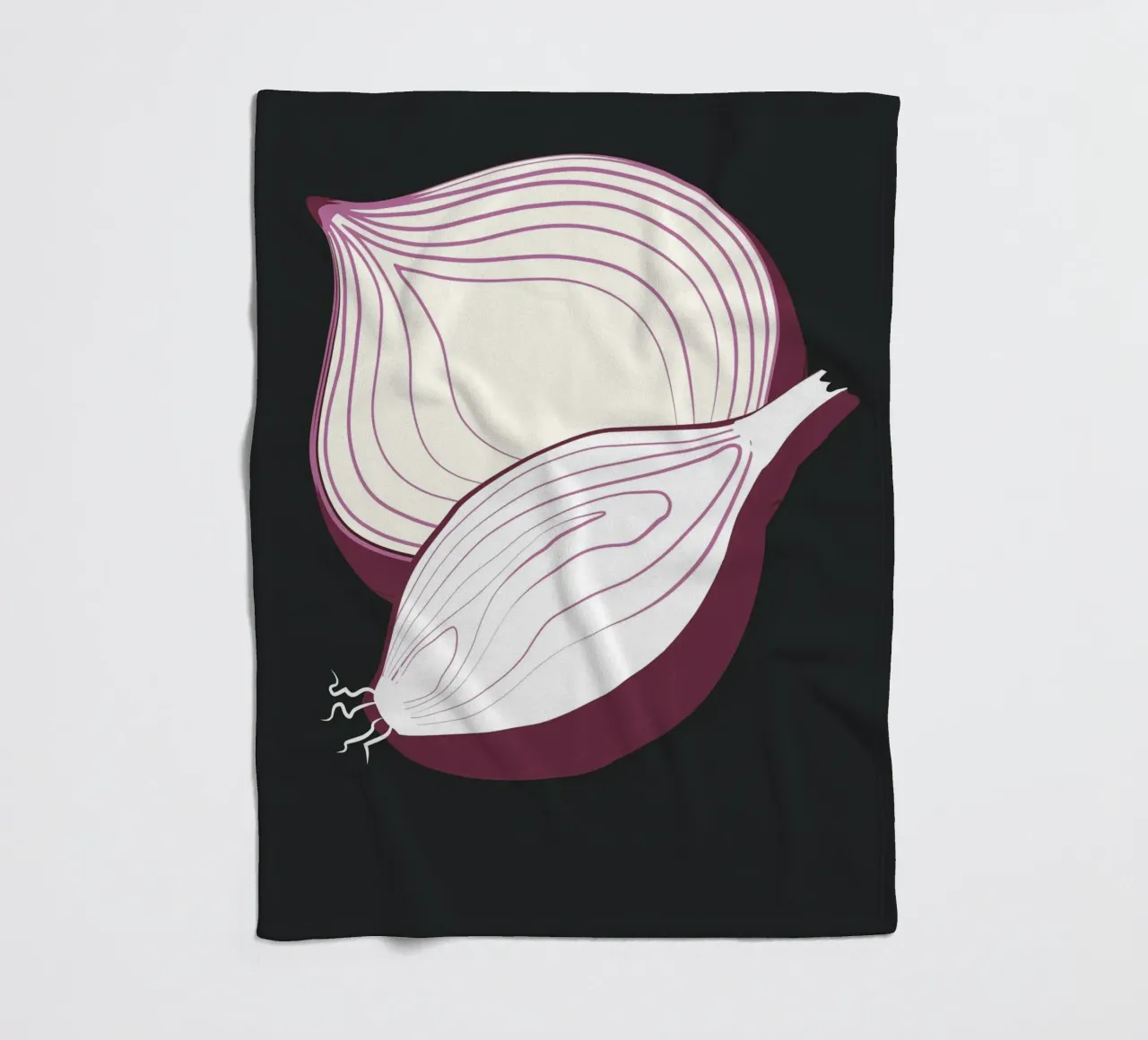 Purple onion coperta in pile da LisaArtes