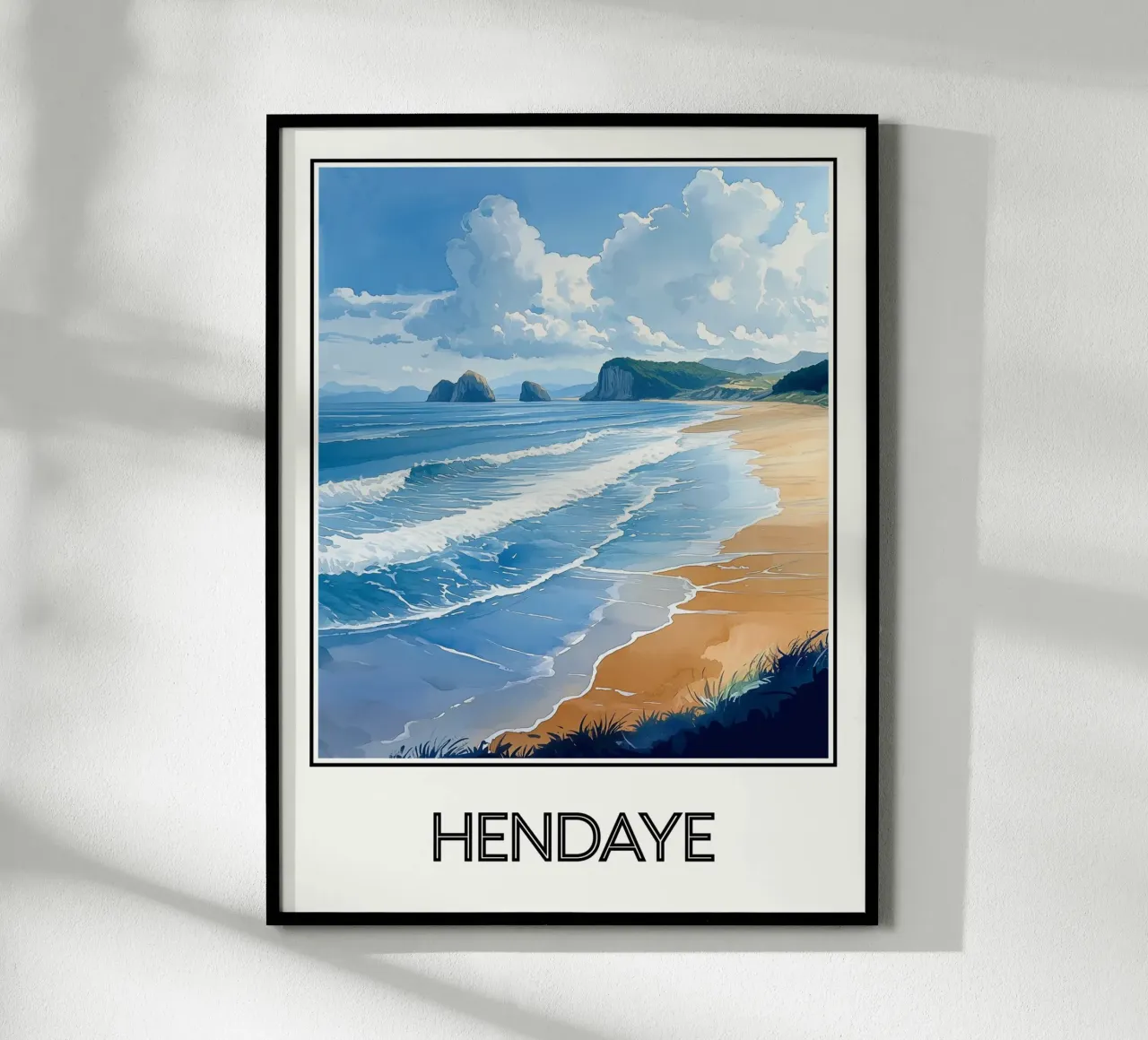 Hendaye poster da Frame the World
