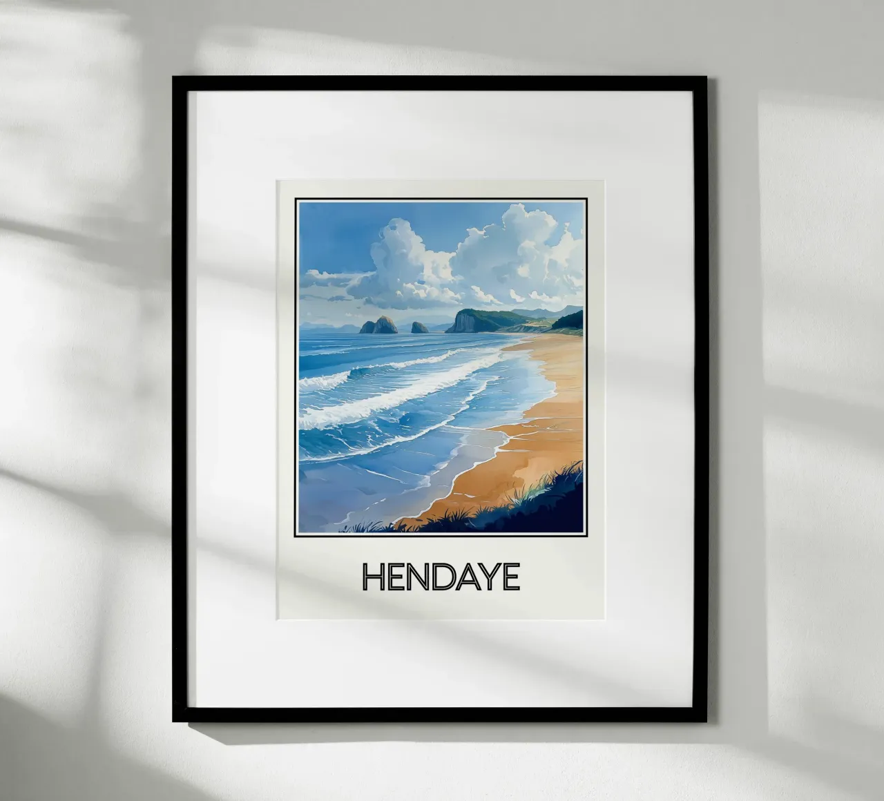 Hendaye poster da Frame the World