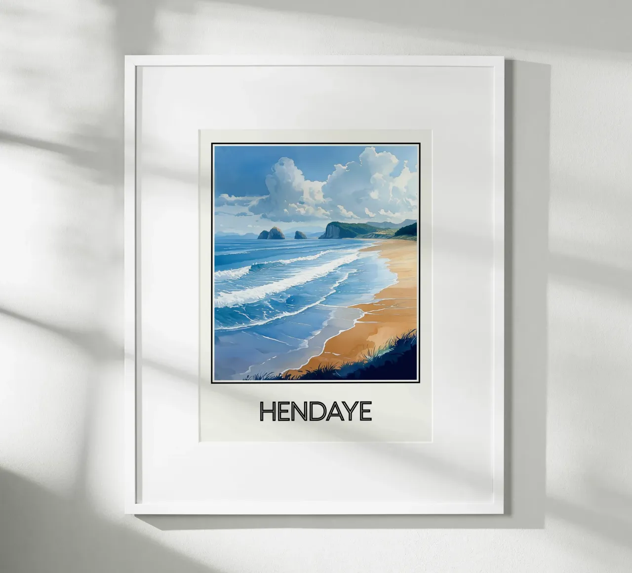 Hendaye poster da Frame the World