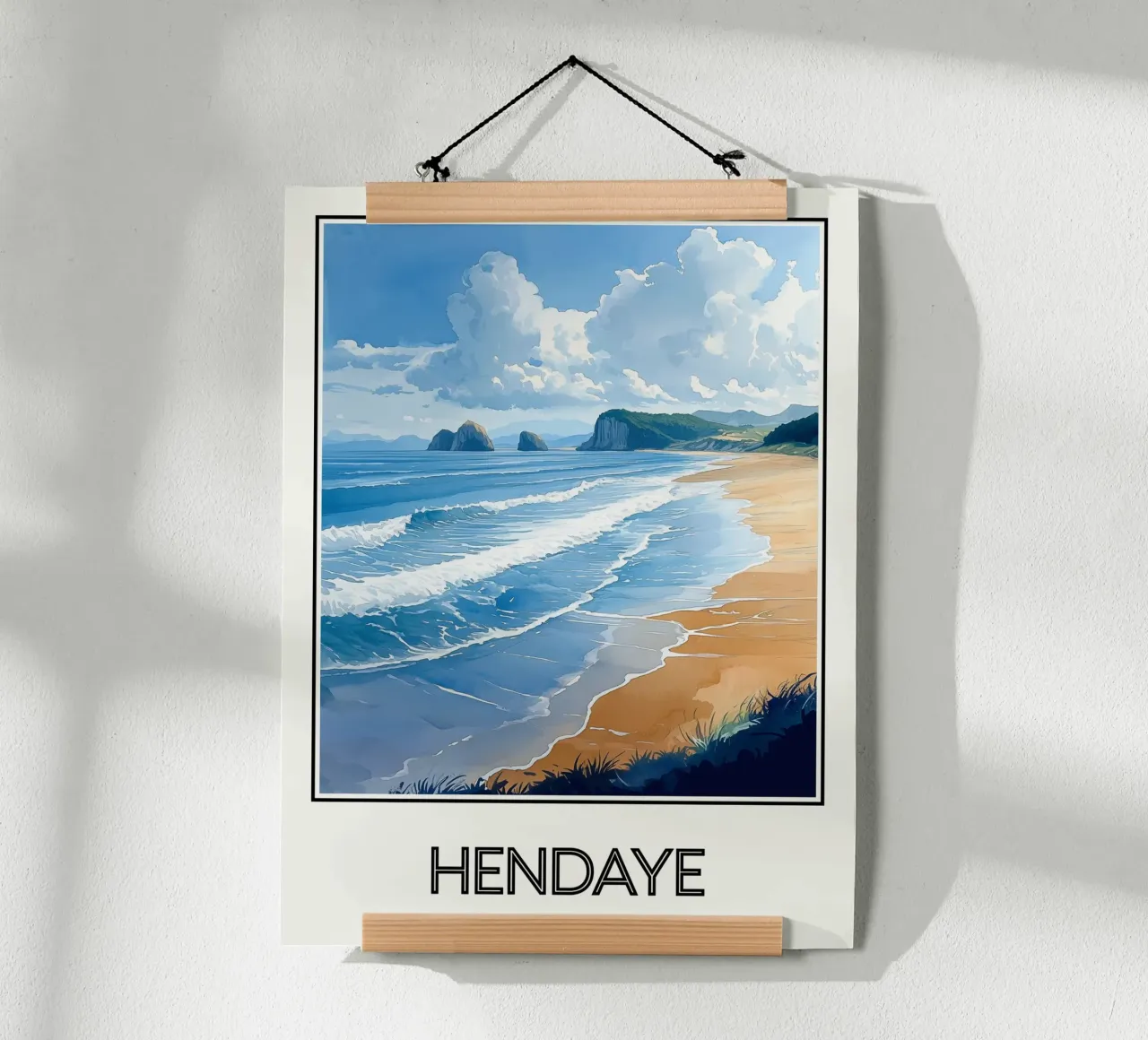 Hendaye poster da Frame the World