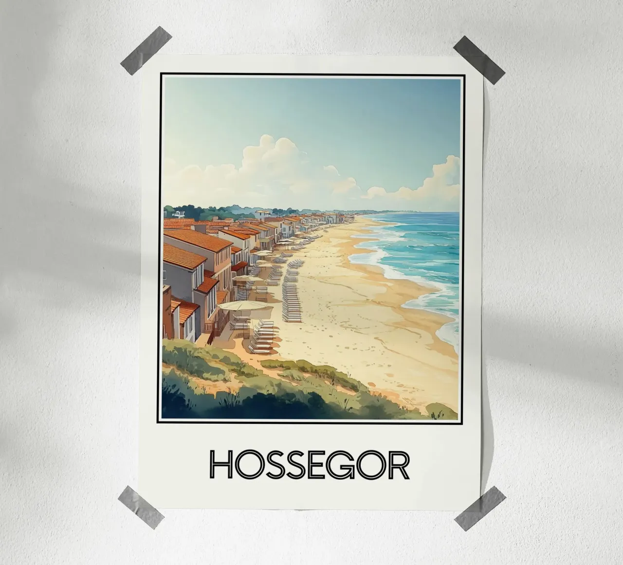 Hossegor poster da Frame the World