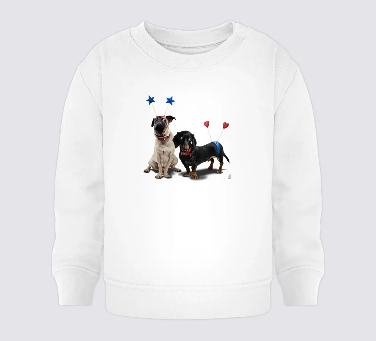 What's the Deely? (Colour) Baby Sweatshirt von Rob Art | Illustration