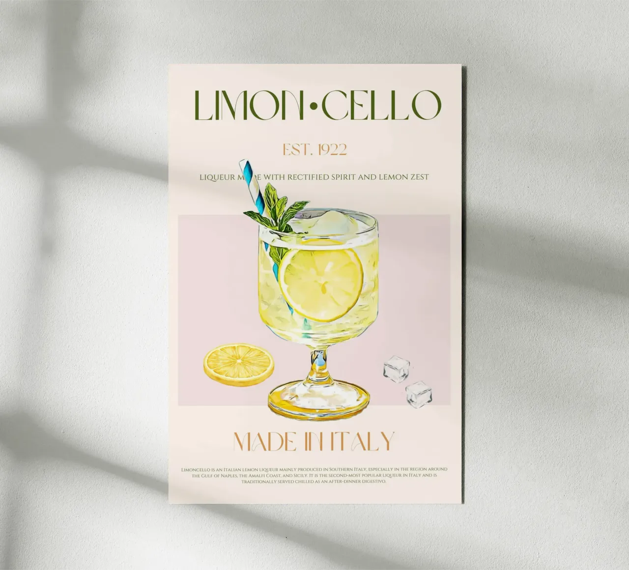 Limoncello Print alu-dibond by KOKRPrints