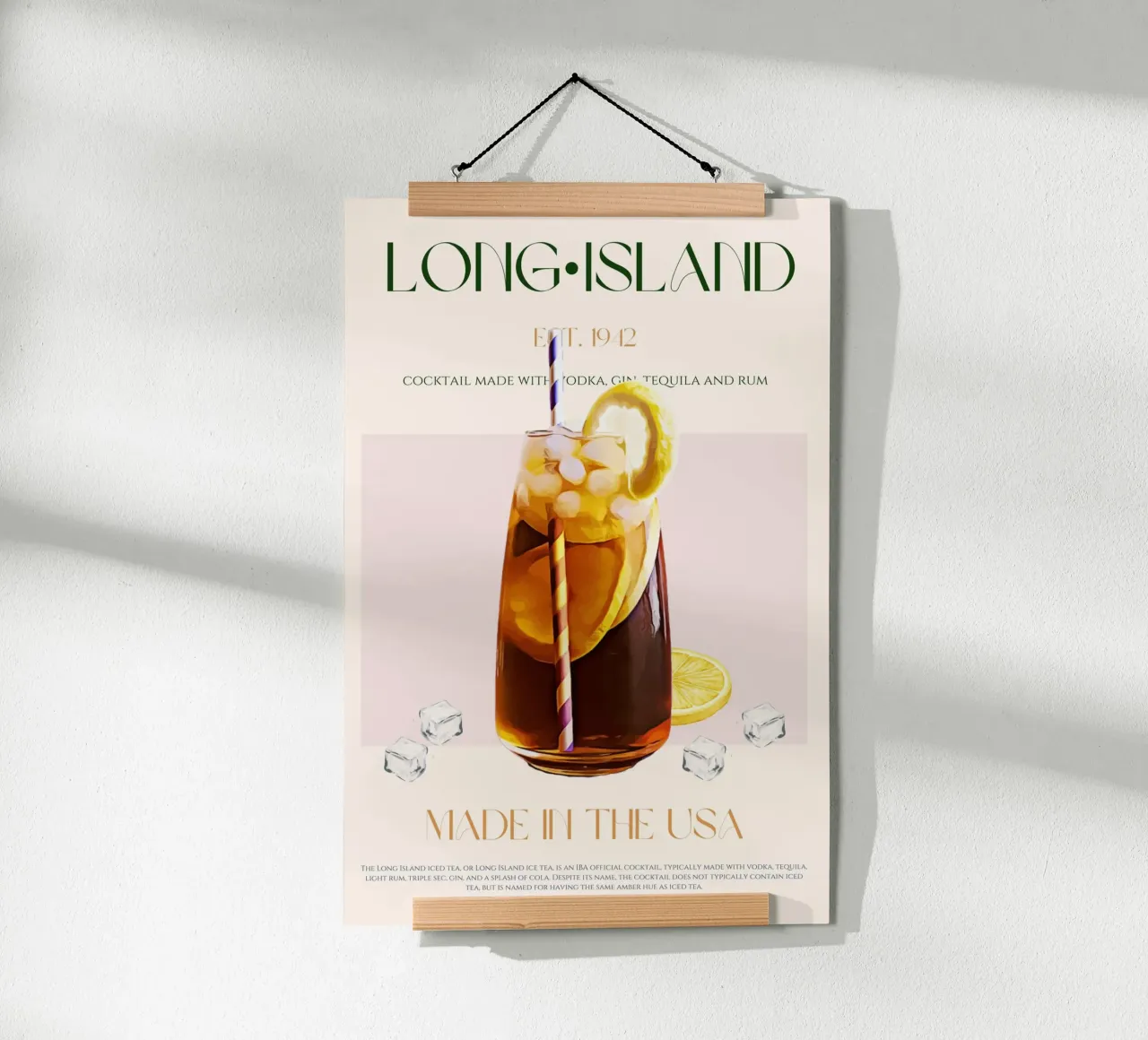 Long Island Cocktail Print hahnemühle by KOKRPrints