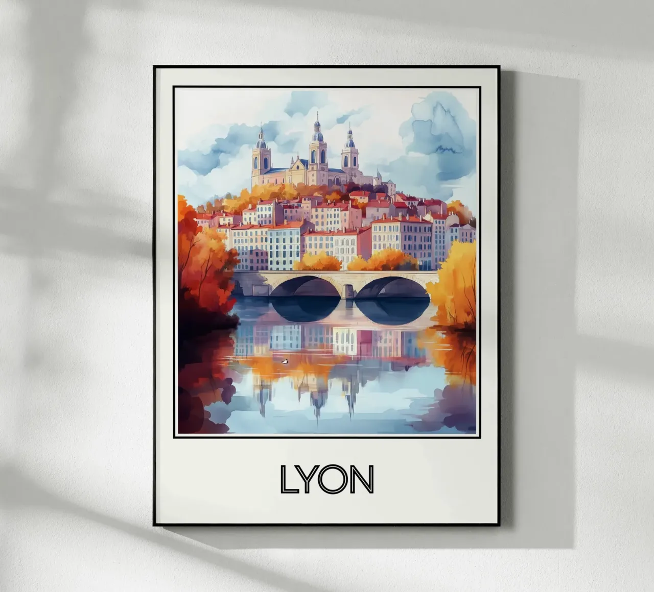 Lione plexiglass da Frame the World