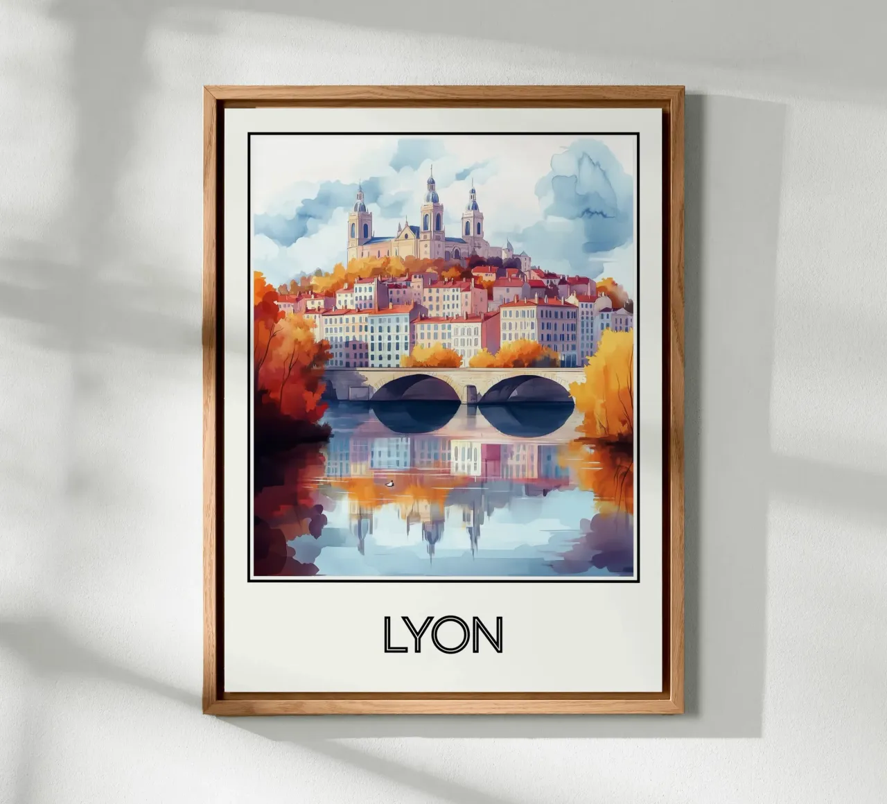 Lione alluminio dibond da Frame the World