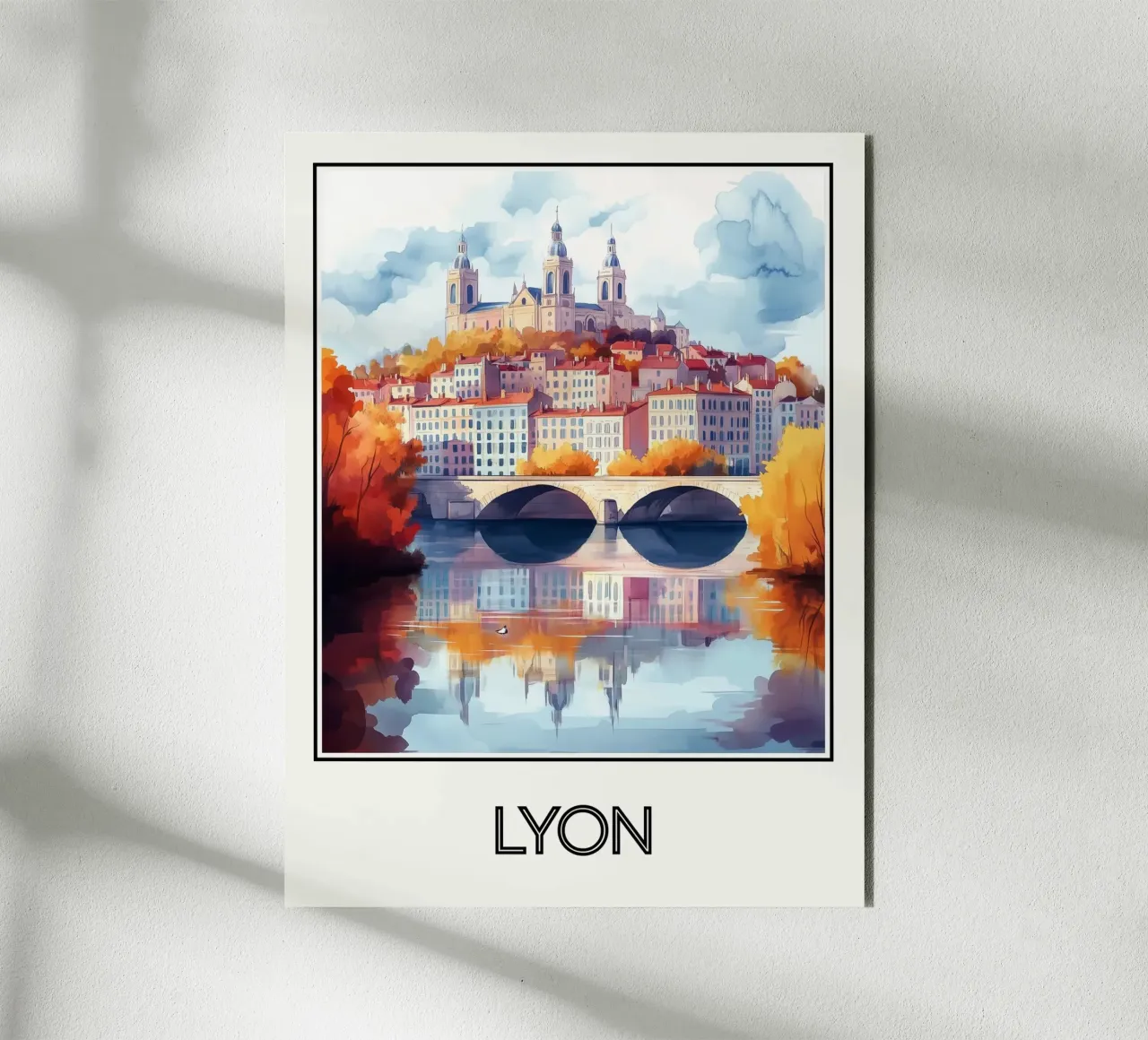 Lione alluminio dibond da Frame the World