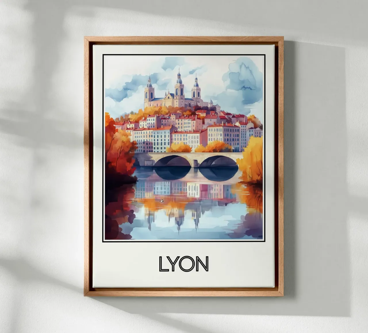 Lione tela da Frame the World