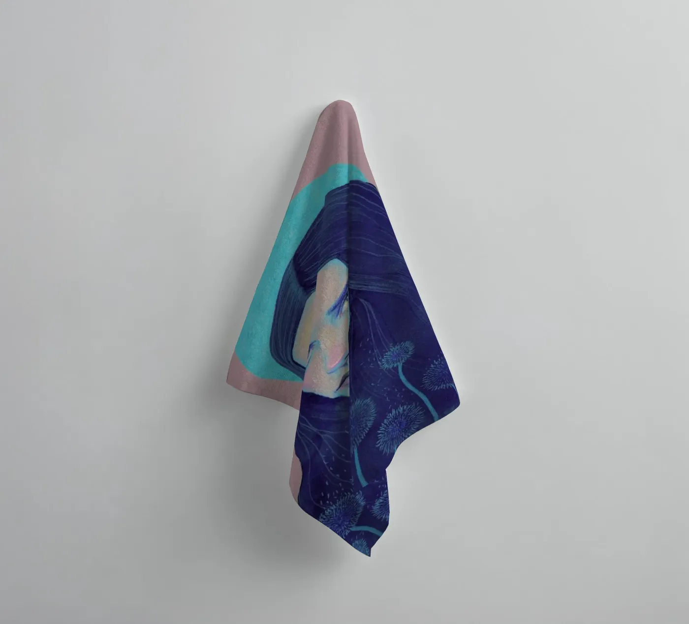 Dandelion badhanddoek van Natalie Foss