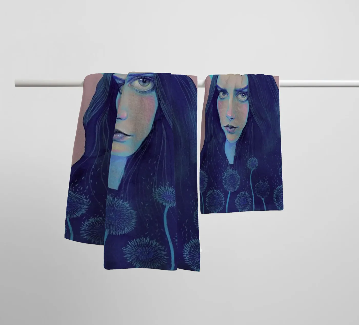 Dandelion badhanddoek van Natalie Foss