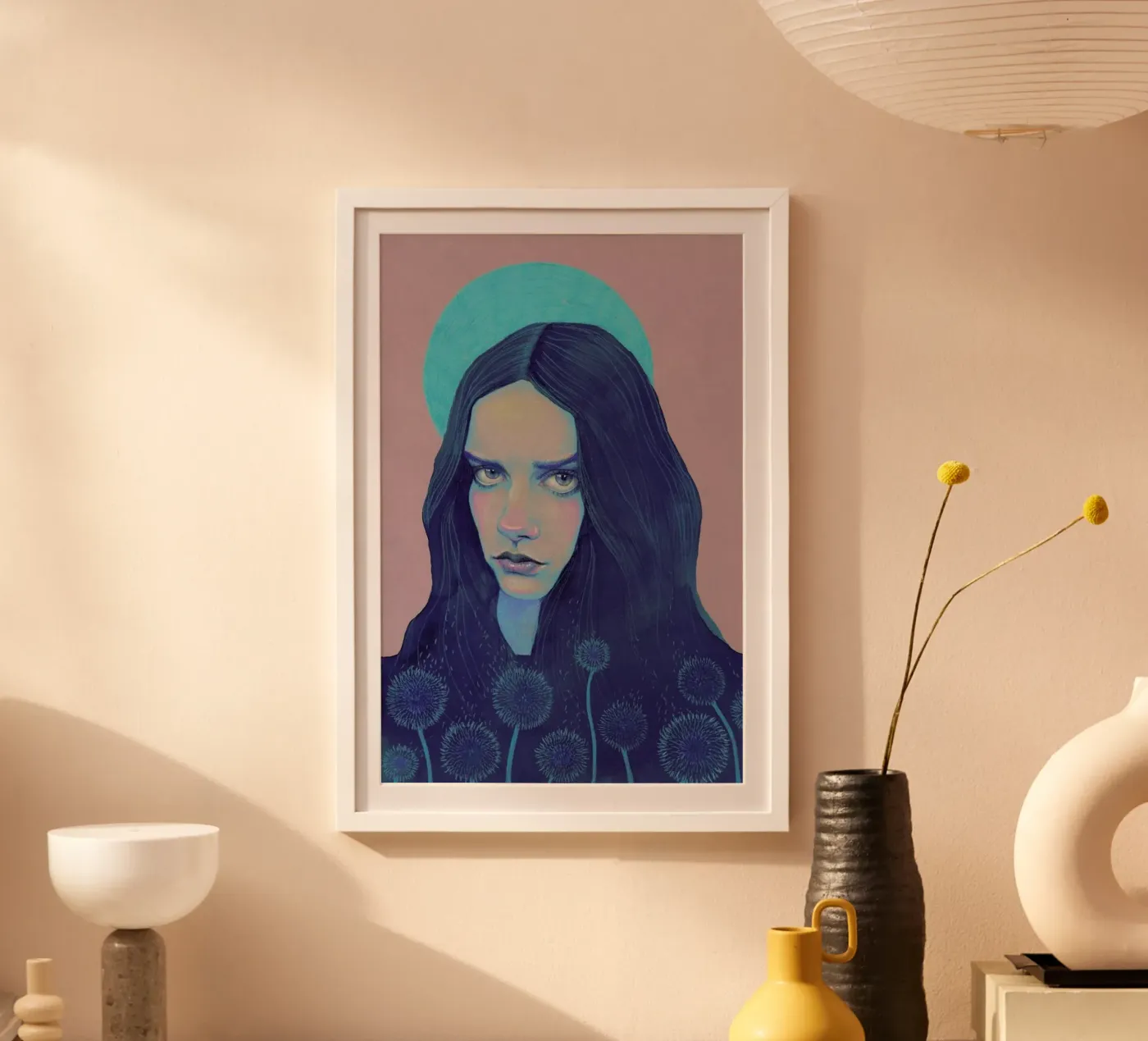 Dandelion poster by Natalie Foss