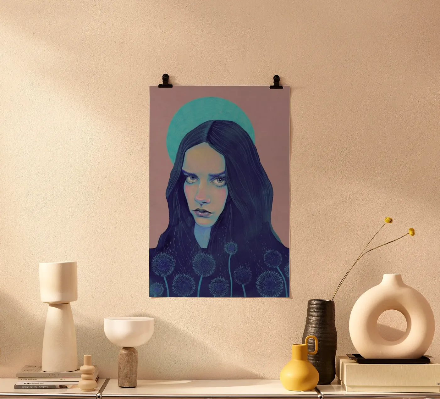 Dandelion poster by Natalie Foss