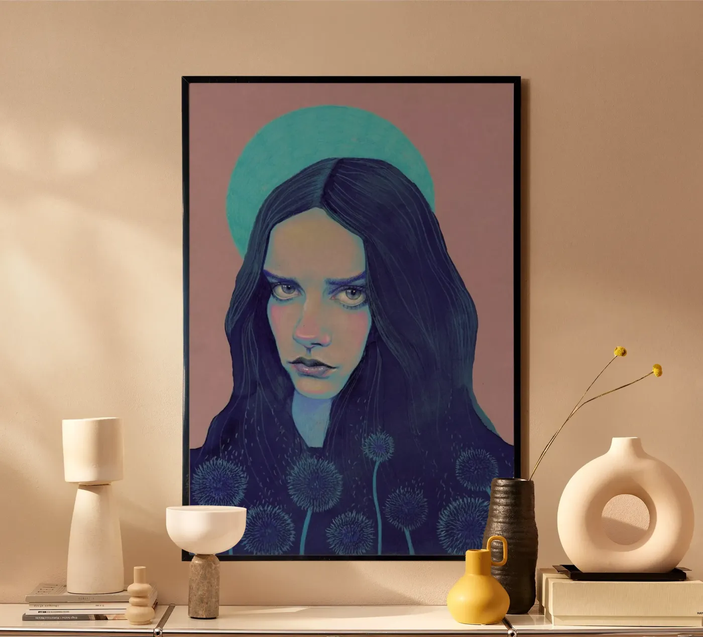 Dandelion poster by Natalie Foss