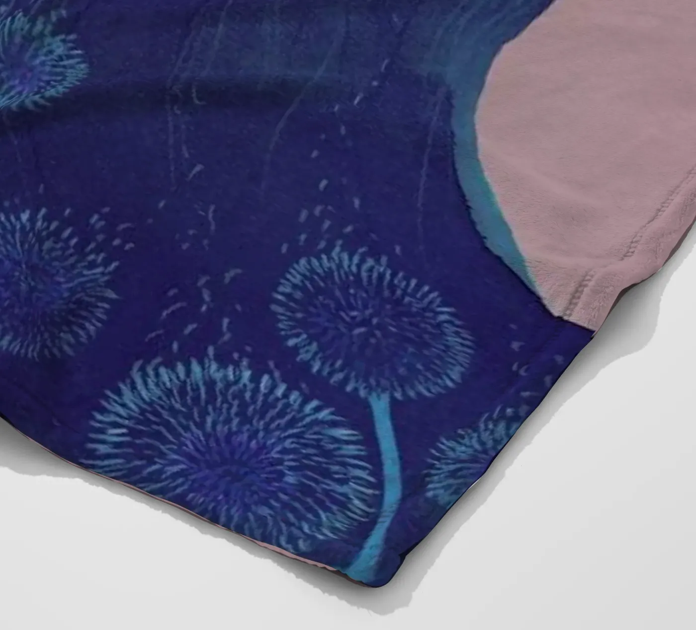 Dandelion fleece blanket by Natalie Foss