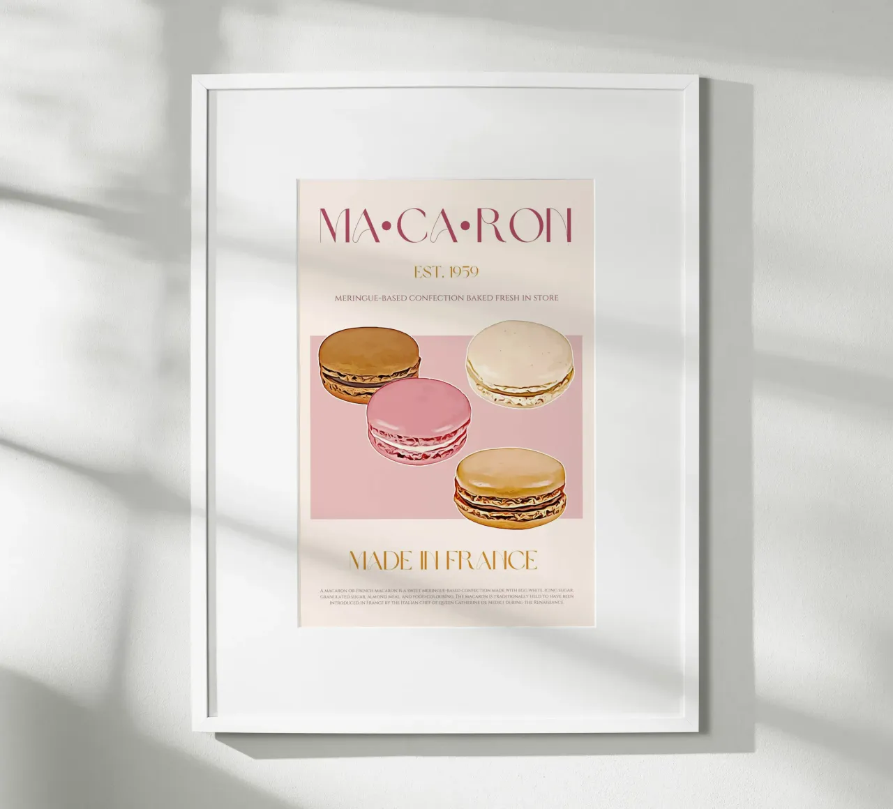 Macaron Print poster by KOKRPrints