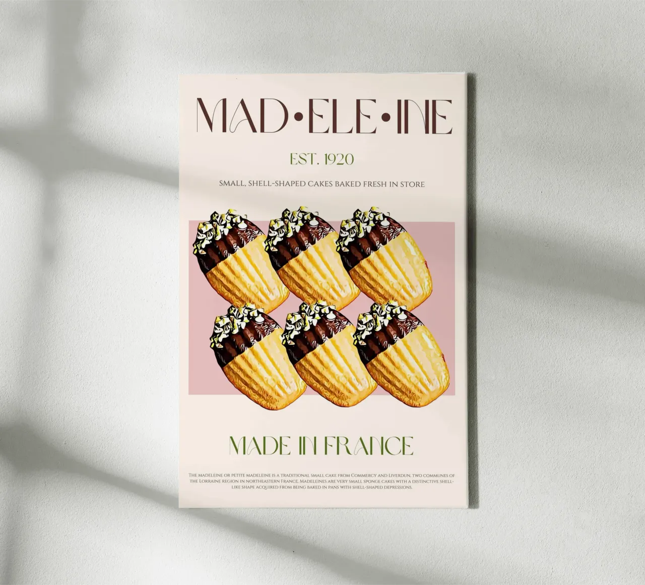 Madeleine Print canvas with Floater frame by KOKRPrints